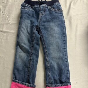 OshKosh B'gosh Fleece Lined Denim Jeans